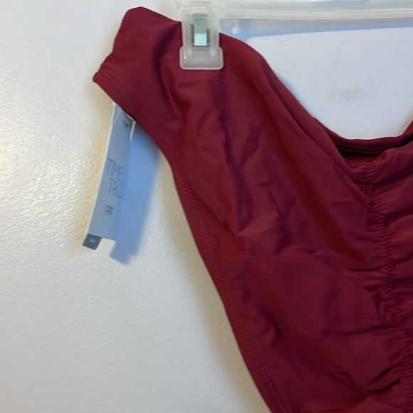 Time and Tru Berry Glow Cheeky Bikini Bottoms size L (12-14) Maroon - Picture 11 of 14